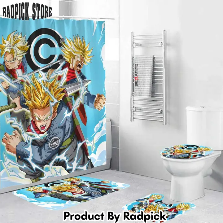 Dragon ball trunks super saiyan combo bathroom set   rp0201200